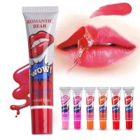 Hot Glitter 6 Colors Lip Gloss Waterproof Peel Off Liquid Tint Matte Long Lasting Lipstick Makeup Clear Lip Gloss