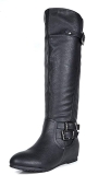 DREAM PAIRS Women’s Knee High Low Hidden Wedge Boots